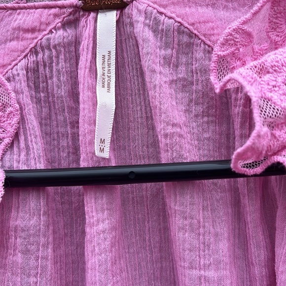 Vintage look gauzy top - Picture 2 of 6